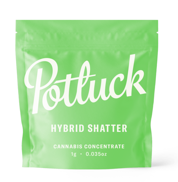 Potluck - Hybrid Shatter - cannabis Concentrate | Haute Health Canada