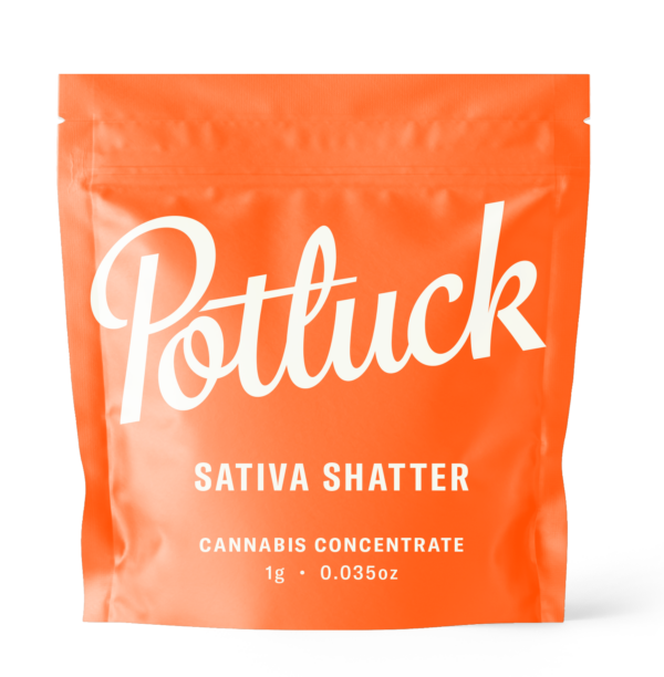 Potluck - Sativa Shatter - cannabis Concentrate | Haute Health Canada