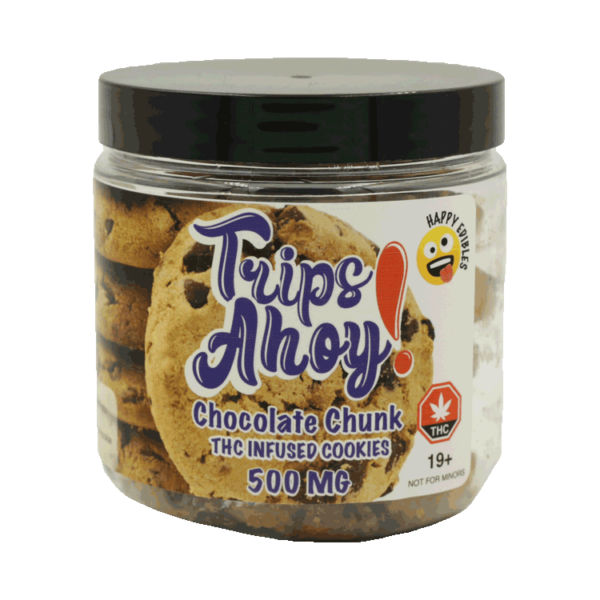 Trips Ahoy – Chocolate Chunk THC Infused Cookies – 500mg | Haute Health Canada