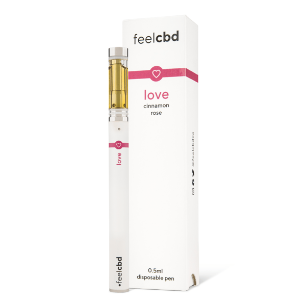 FeelCBD – Love – Dispsable CBD Vape Pen 0.5ml | Haute Health Canada