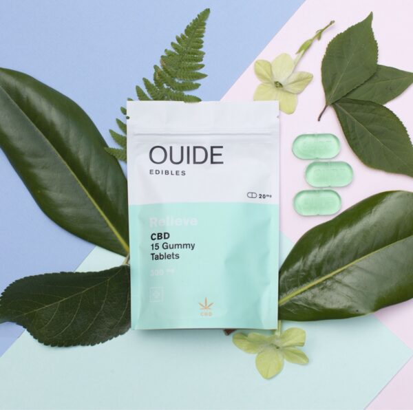 Ouide Edibles – Relieve – CBD gummies 300mg | Haute Health Canada