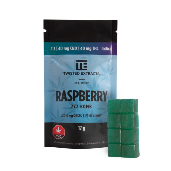 Twisted Extracts – Blue Raspberry 1:1 Zzz Bombs | Haute Health Canada