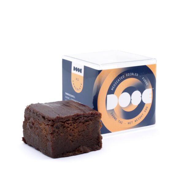 Dose Edibles – Chocolate Fudge – 200mg THC | Haute Health Canada