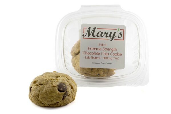 Mary’s Medibles – Extreme Strength Chocolate Chip Cookie – 300mg THC (Indica) | Haute Health Canada