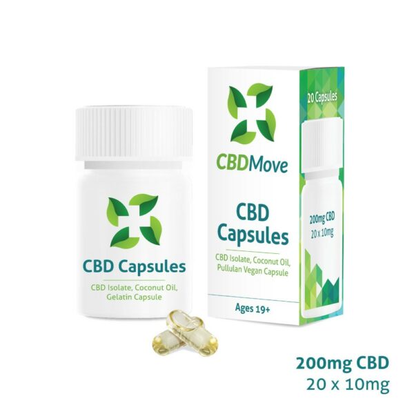 CBD Move – CBD Capsules – 200mg CBD | Haute Health Canada