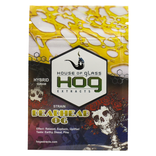 House Of Glass – Shatter – Deadhead OG 1g | Haute Health Canada