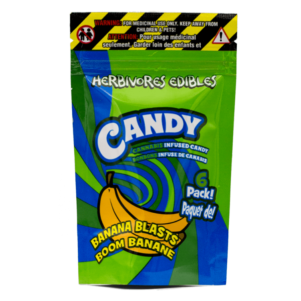 Herbivores Edibles – Banana Blasts Gummies | Haute Health Canada