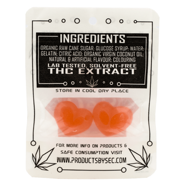 SEC – Hearts- 50mg THC | Haute Health Canada