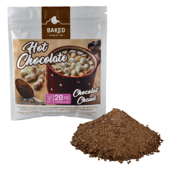 Baked Edibles – Hot Chocolate 20mg THC | Haute Health Canada