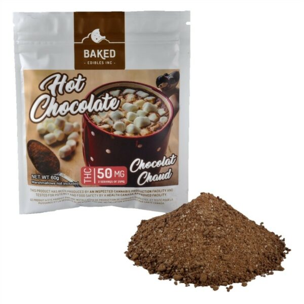 Baked Edibles – Hot Chocolate 50mg THC | Haute Health Canada