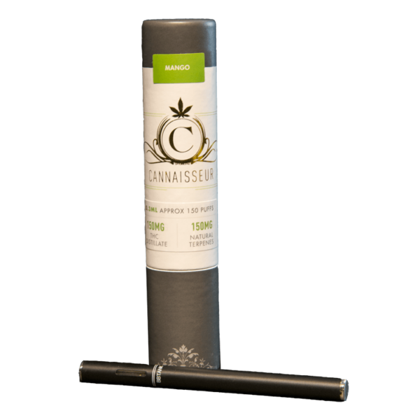 Cannaisseur – Disposable THC Distillate Pen – Mango 0.3ml | Haute Health Canada