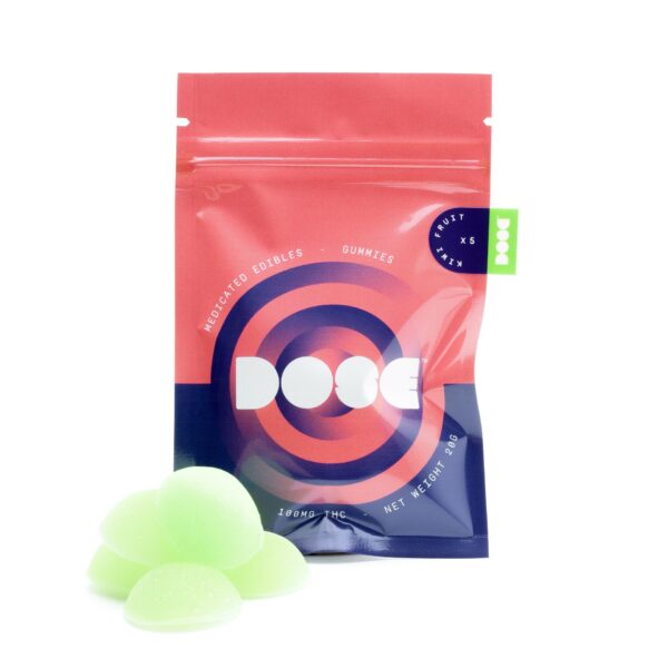 Dose Edibles Gummies – Kiwi Fruit | Haute Health Canada