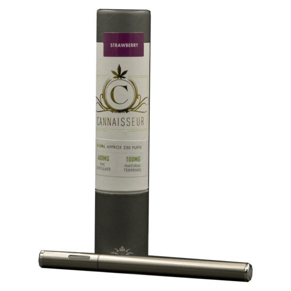 Cannaisseur – Disposable THC Distillate Pen – Strawberry 0.3ml | Haute Health Canada