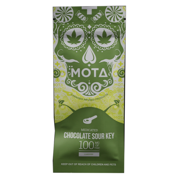 MOTA Edibles – Chocolate Sour Key – 100mg THC | Haute Health Canada