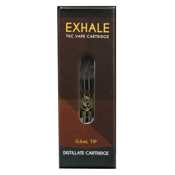 XO Exhale – THC Distillate Refill Cartridge – Banana Kush 0.6ml | Haute Health Canada