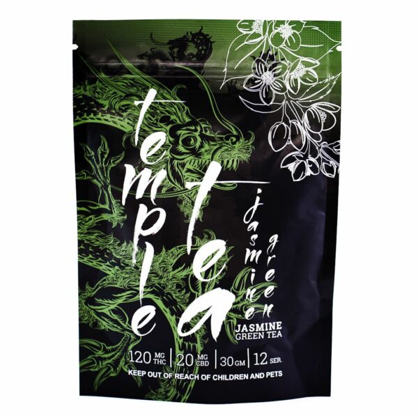 Temple Tea – Jasmine Green Tea – 120mg THC | Haute Health Canada