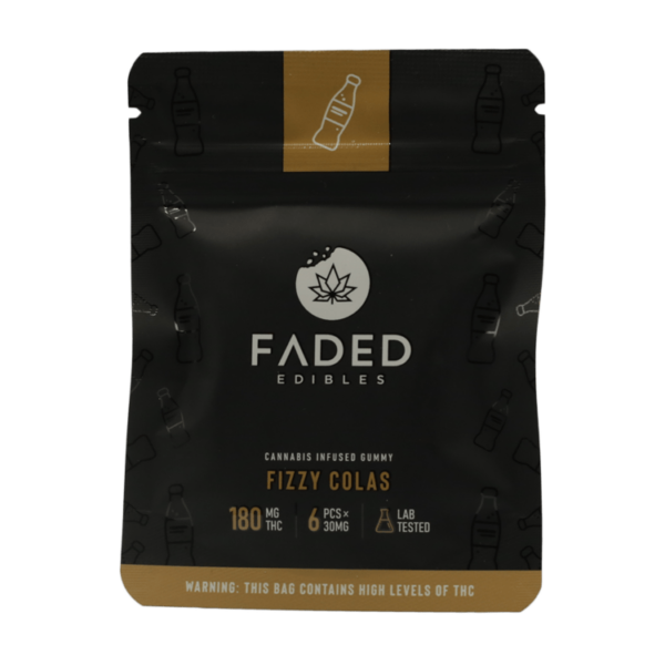 Faded Edibles – Fizzy Colas – 180mg | Haute Health Canada