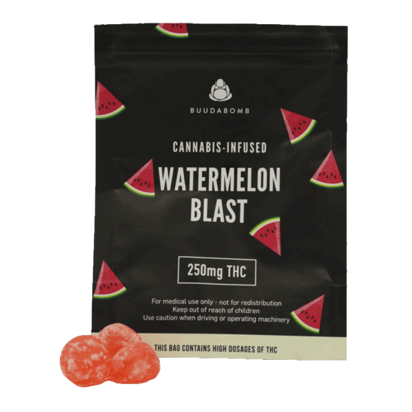 Buudabomb – Watermelon Blast – 250mg | Haute Health Canada