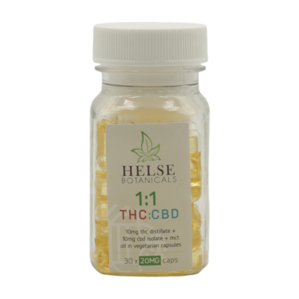 Helse Botanicals – 1:1 THC/CBD Capsules | Haute Health Canada