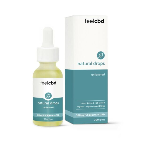 FeelCBD – Natural Drops – CBD Tincture 300mg | Haute Health Canada