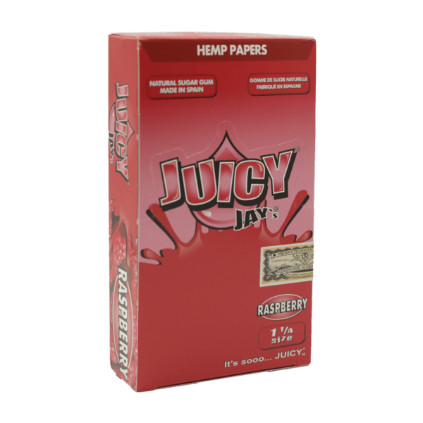 Juicy Jay’s – Hemp Papers (1.25 inch) – Raspberry | Haute Health Canada