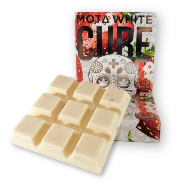 Mota – White Cube CBD – Strawberries & Cream – 180mg CBD | Haute Health Canada