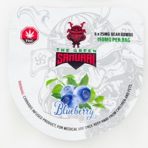 The Green Samurai – Blueberry Gummies – 150mg | Haute Health Canada