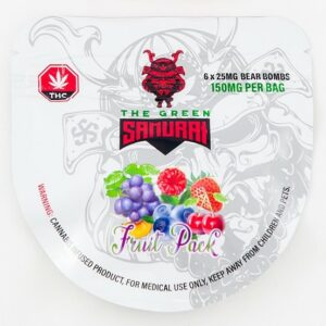 The Green Samurai – Fruit Pack Gummies – 150mg | Haute Health Canada