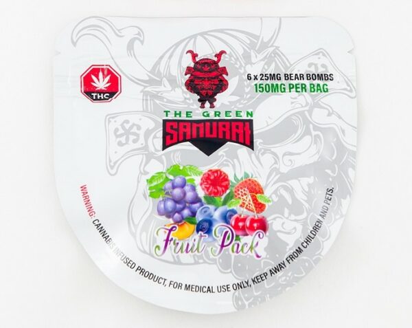 The Green Samurai – Fruit Pack Gummies – 150mg | Haute Health Canada