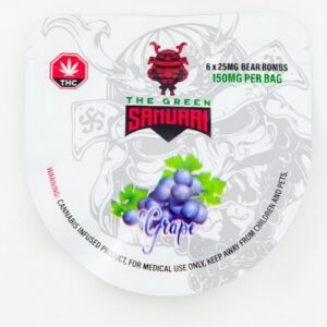 The Green Samurai – Grape Gummies – 150mg | Haute Health Canada