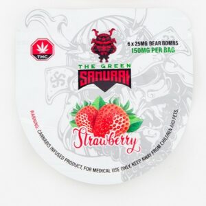 The Green Samurai – Strawberry Gummies – 150mg | Haute Health Canada