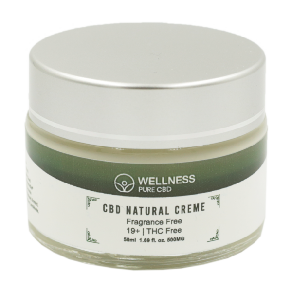 Wellness Pure CBD – Natural Creme – 500mg | Haute Health Canada