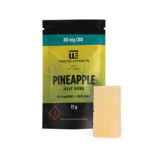 Twisted Extracts – Pineapple Jelly Bombs – CBD | Haute Health Canada