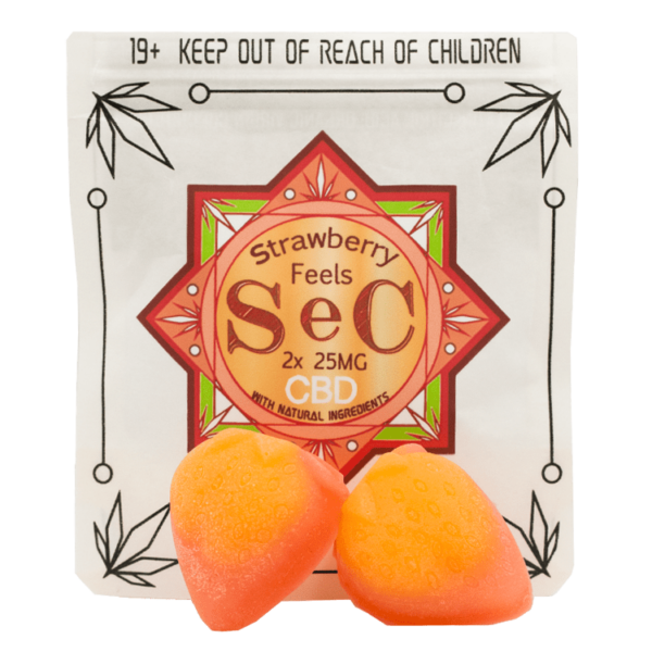 SEC – Strawberry Feels CBD – 50mg | Haute Health Canada