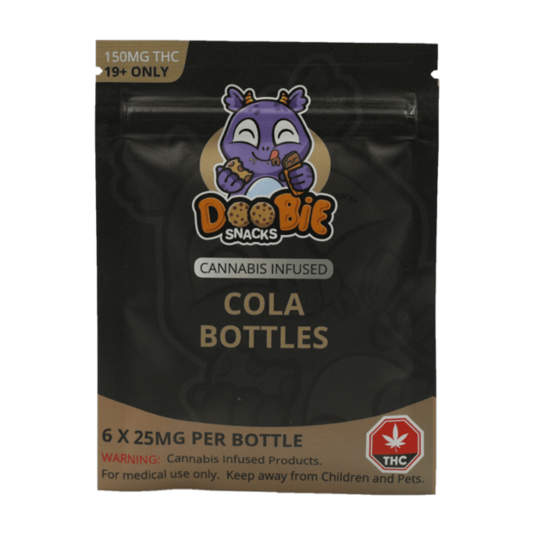 Doobie Snacks – CBD Sour Gummy Bears – 150mg CBD | Haute Health Canada