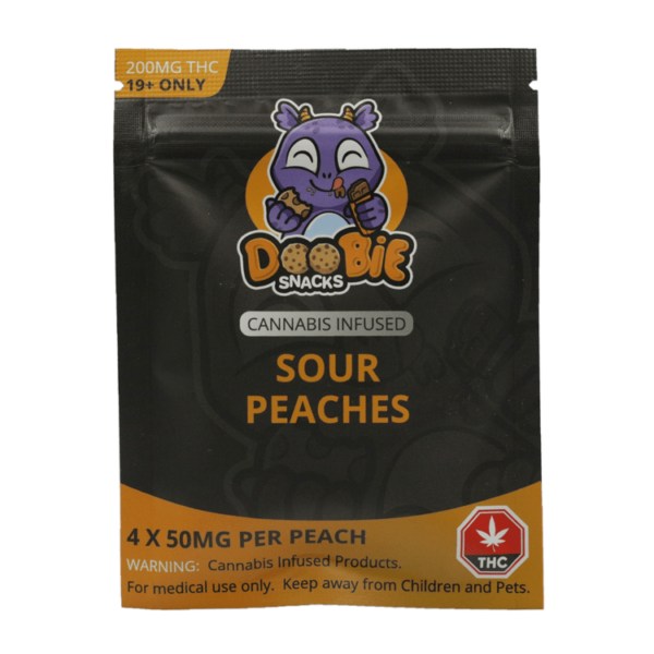 Doobie Snacks – CBD Sour Gummy Bears – 150mg CBD | Haute Health Canada