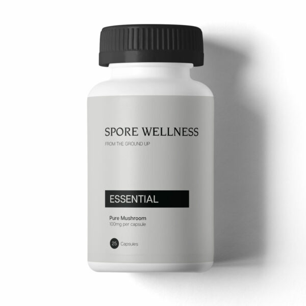 Spore Wellness – Microdose Capsules – Essential – 25 Capsules (100mg per cap) | Haute Health Canada