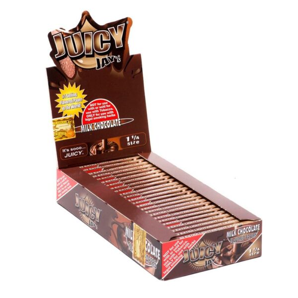 Juicy Jay’s – Hemp Papers (1.25 Inch) – Milk Chocolate | Haute Health Canada