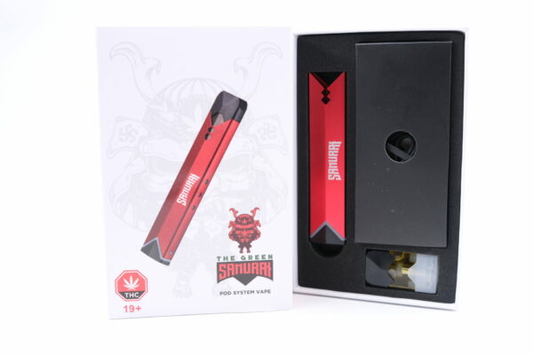 The Green Samurai – LED Vape Kit – 1ml THC | Haute Health Canada