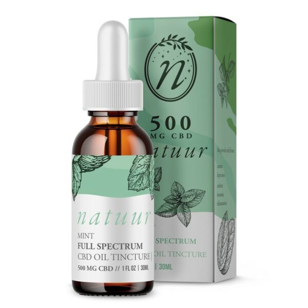 Natuur – Full Spectrum CBD Oil Tincture – Mint | Haute Health Canada