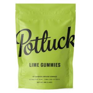 Potluck Extracts – Lime Gummies (CBD) – 200mg | Haute Health Canada