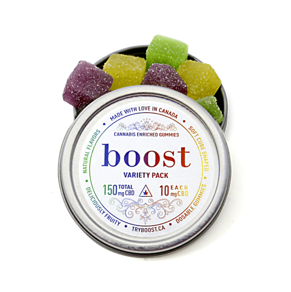 Boost – CBD Variety Pack Gummies – 150mg | Haute Health Canada