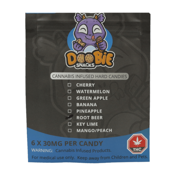 Doobie Snacks – Hard Candies – 180mg THC | Haute Health Canada