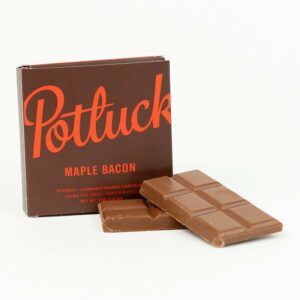 Potluck – Infused Chocolate – Maple Bacon – 300mg THC | Haute Health Canada