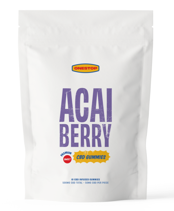 OneStop – Açai Berry CBD Gummies 500mg | Haute Health Canada