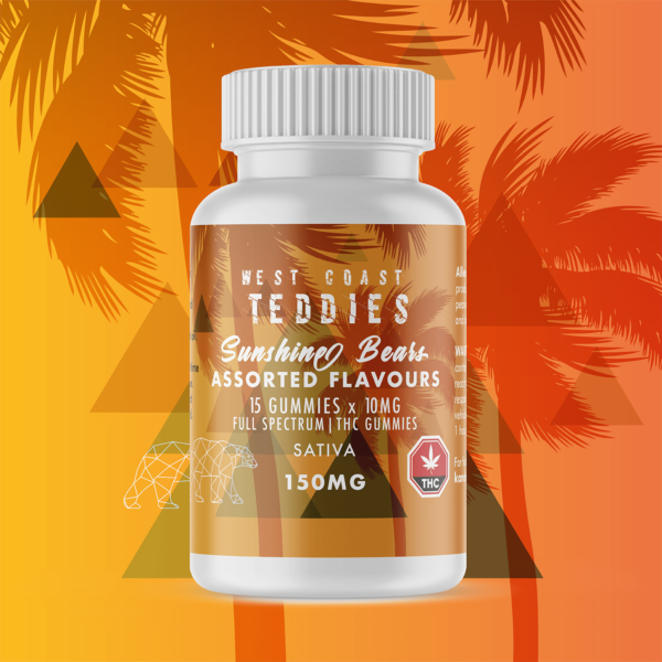 West Coast Teddies – Sunshine Bears – Sativa (150mg) | Haute Health Canada