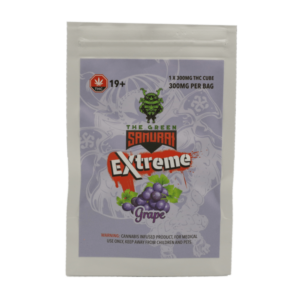 Green Samurai Extreme – Grape Gummy – 300mg THC | Haute Health Canada