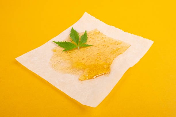 marijuana resin concentrate, yellow amber color cannabis wax | Haute Health Canada